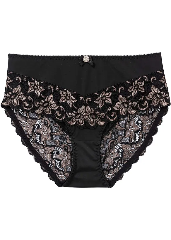 Slip alto con pizzo delicato, bonprix