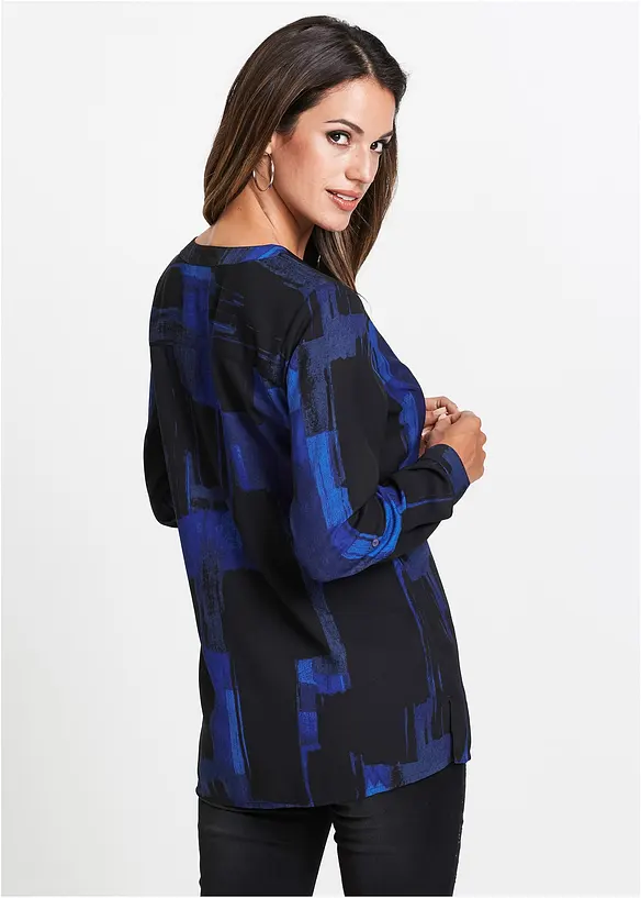 Camicetta lunga fantasia, bonprix
