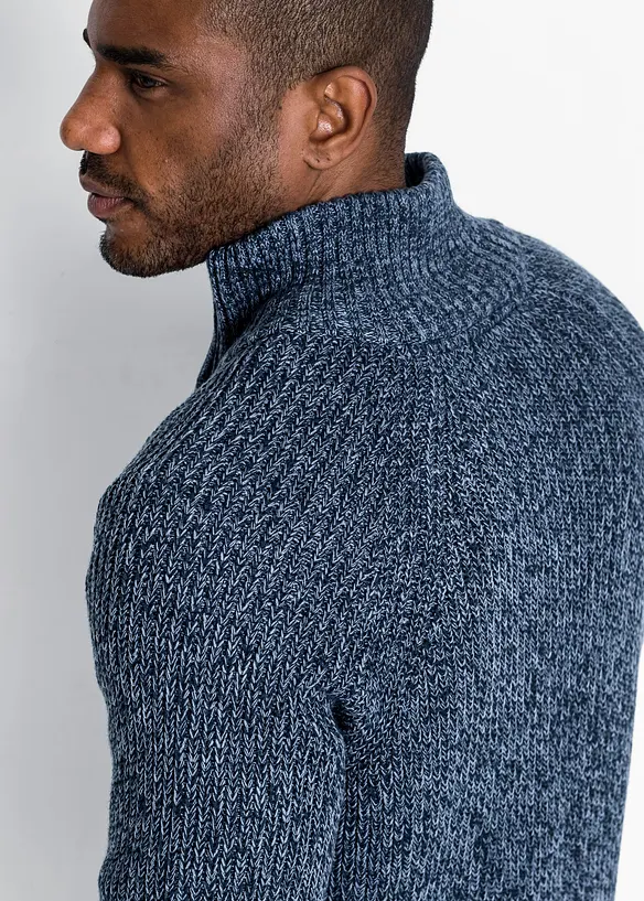 Cardigan a coste in filato grosso con cotone, bonprix