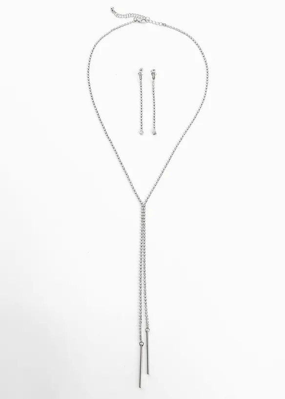 Collana e orecchini (set 3 pezzi), bpc bonprix collection