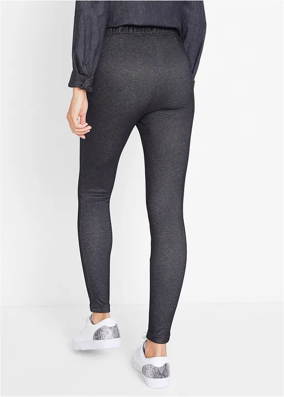 Leggings termici morbidi effetto jeans, bonprix
