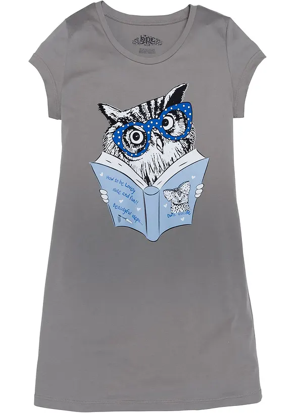 Camicia da notte corta in puro cotone biologico, bonprix