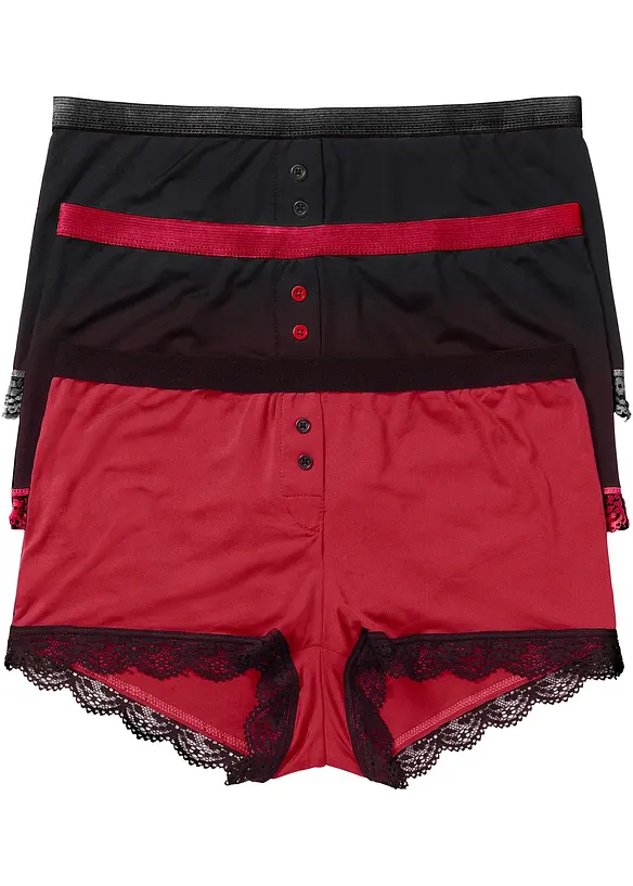 Boxer da donna in microfibra (pacco da 3), bonprix