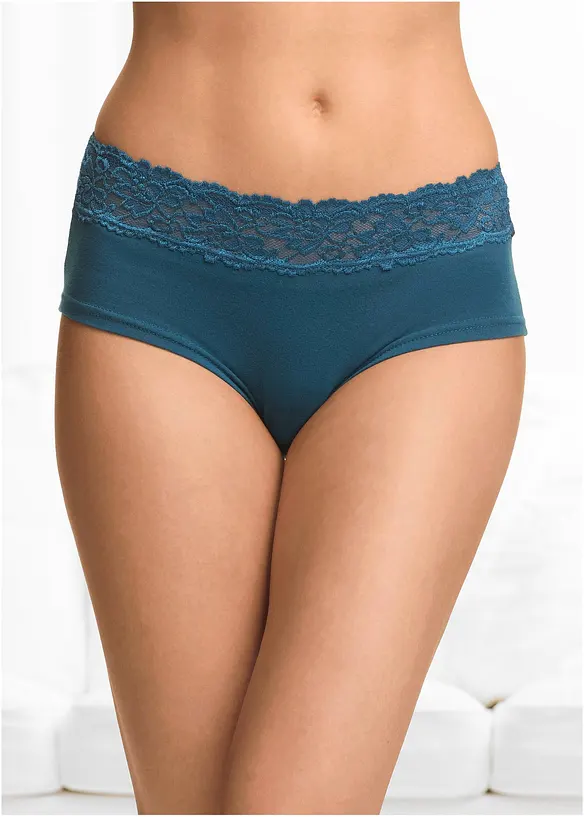 Slip a vita alta (pacco da 4), bonprix