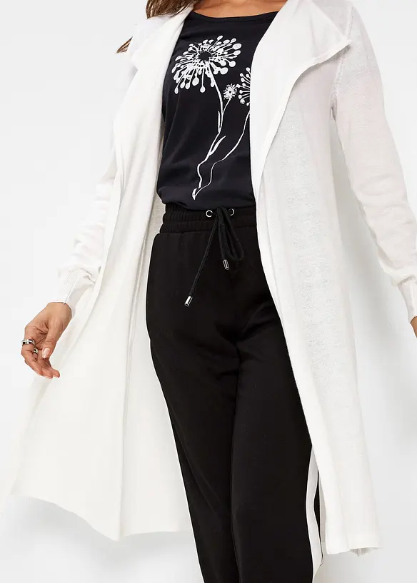 Cardigan lungo con cotone, bonprix