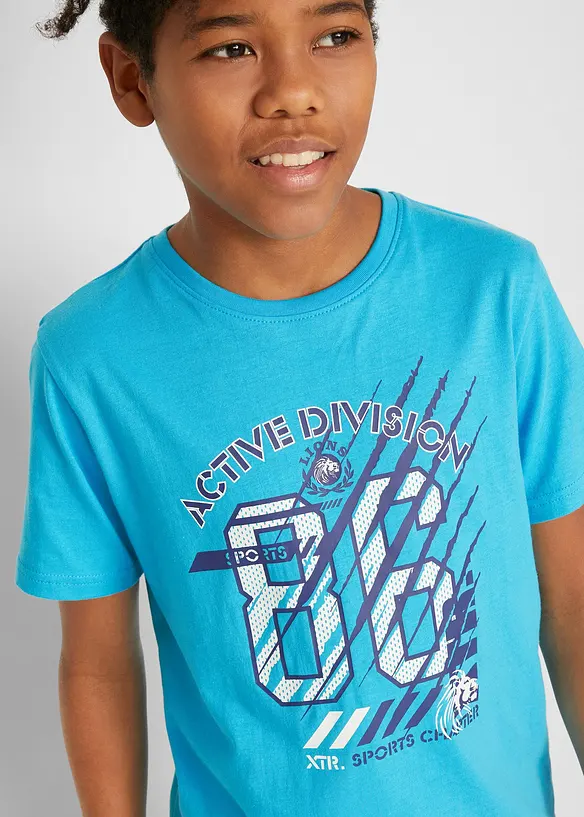 T-shirt in puro cotone biologico (pacco da 2), bonprix