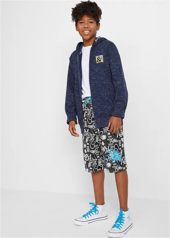 Bermuda in felpa di puro cotone, bonprix