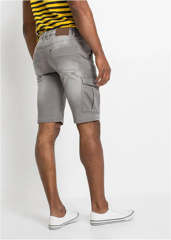 Bermuda di jeans in felpa, regular fit, bonprix