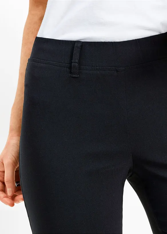 Pantaloni cropped in bengalina, bonprix