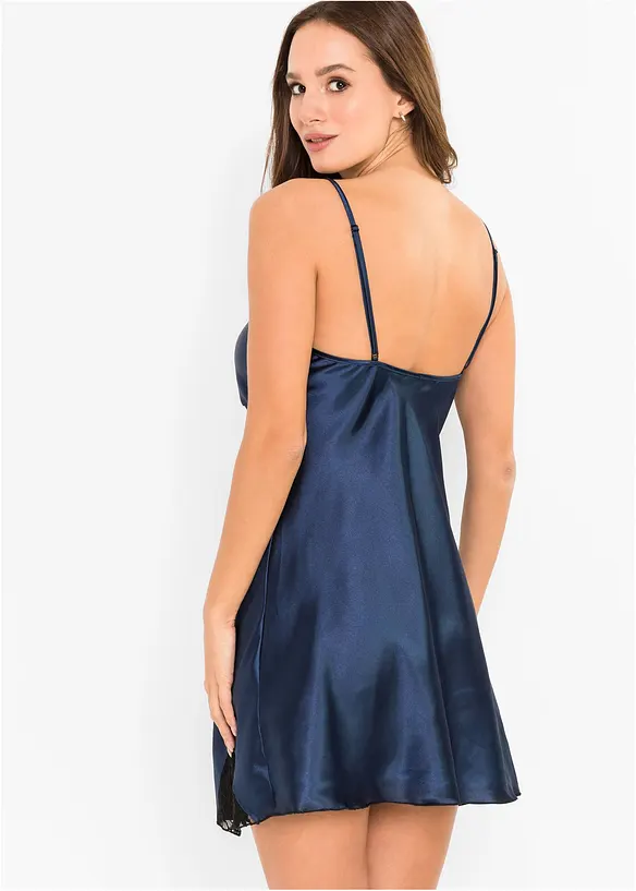 Négligé in satin, bonprix