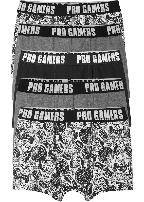 Boxer con morbido cotone (pacco da 5), bonprix