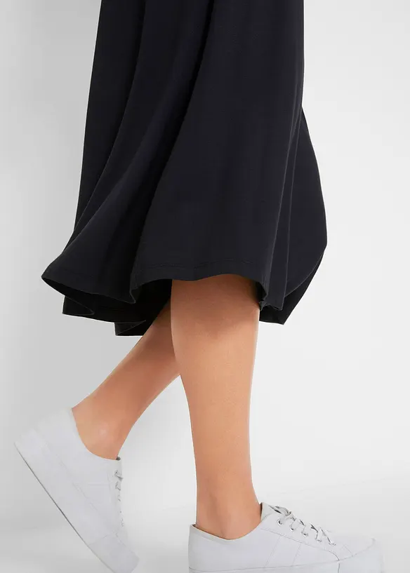 Gonna in jersey di misto cotone, bonprix