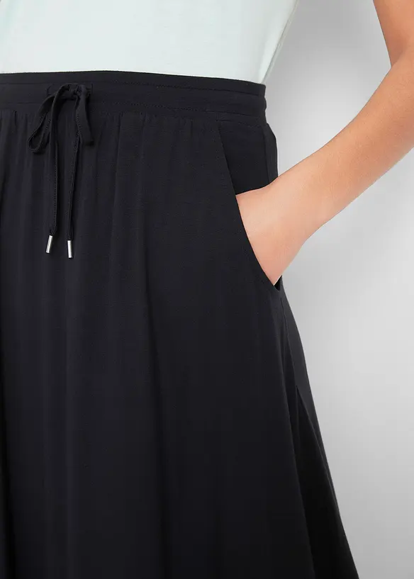 Gonna in jersey di misto cotone, bonprix