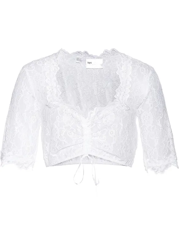 Camicetta bavarese in pizzo, bonprix