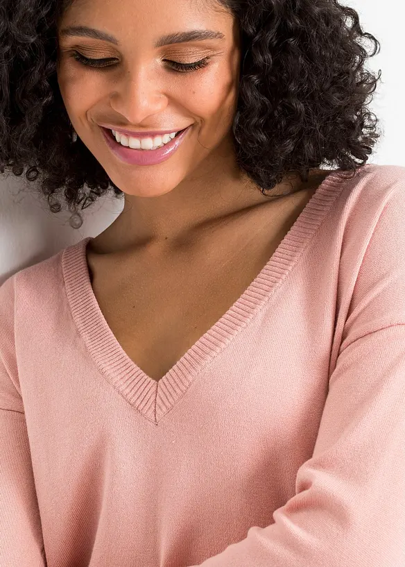 Maglione oversize in misto viscosa, bonprix