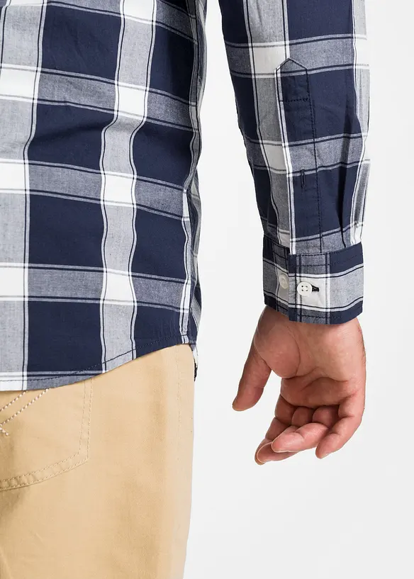 Camicia a maniche lunghe in puro cotone, bonprix