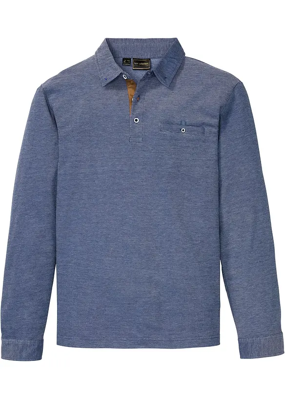 Polo  in piquet a maniche lunghe, bonprix