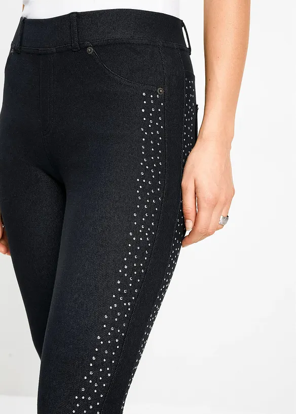 Jeggings termici con strass, bpc selection