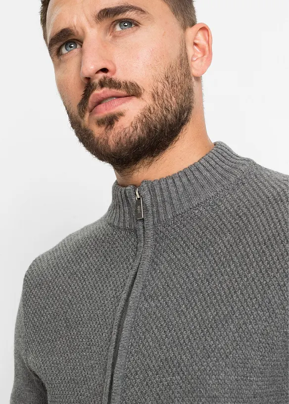 Cardigan in filato fine di puro cotone, bonprix