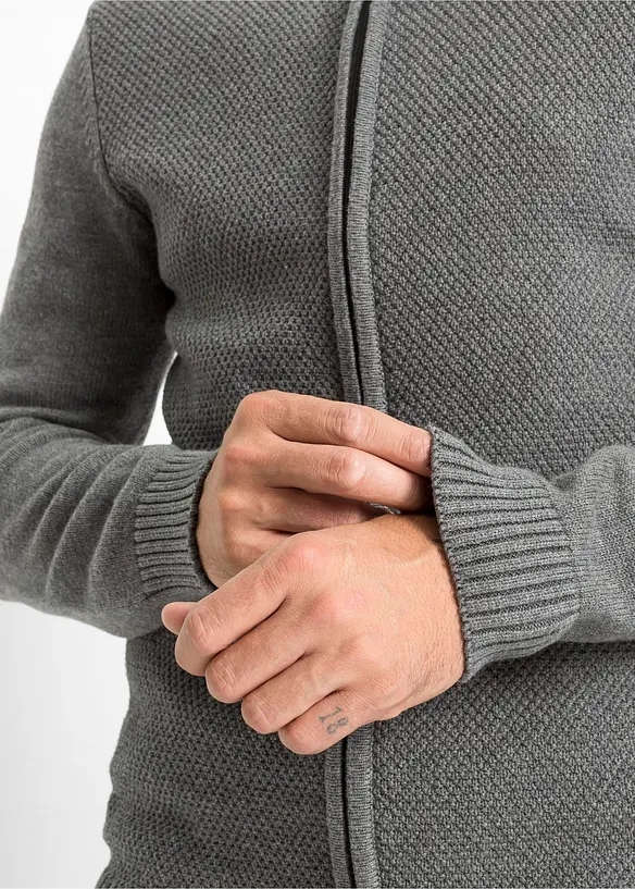 Cardigan in filato fine di puro cotone, bonprix