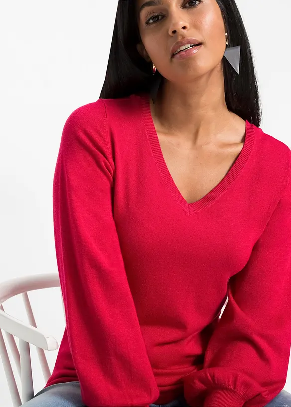 Maglione in filato fine, bonprix