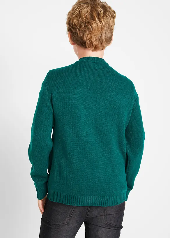 Maglione natalizio in filato fine, bonprix