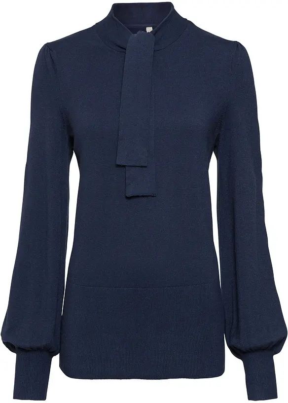 Maglione morbido in filato fine misto viscosa, bonprix