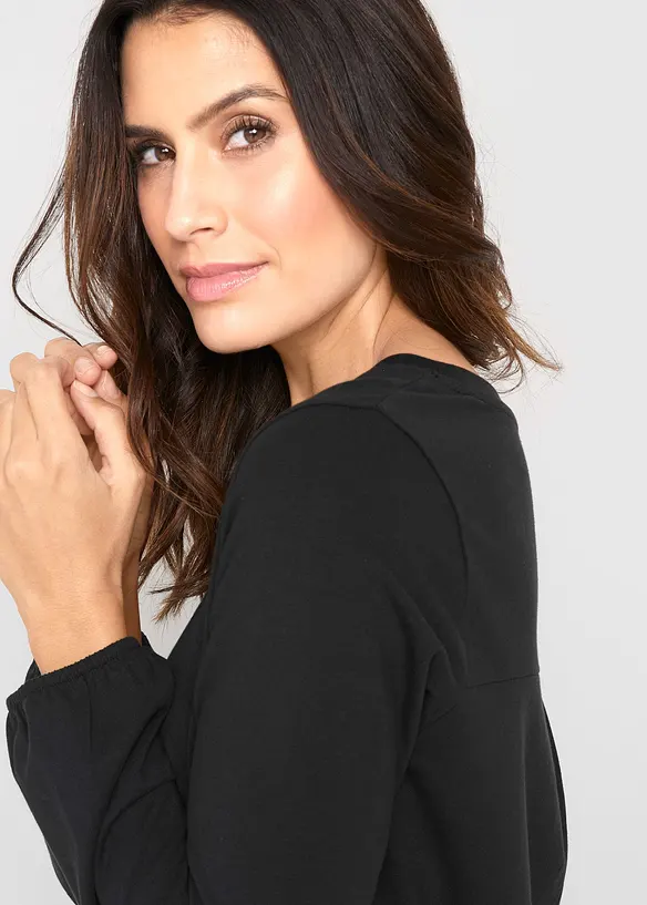 Abito a palloncino in misto cotone, bonprix