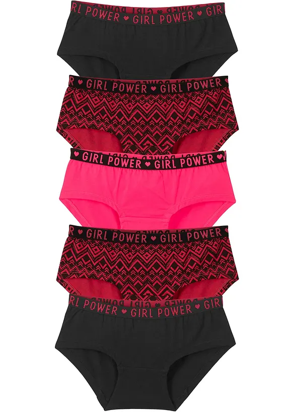 Culotte con cotone morbido (pacco da 5), bonprix