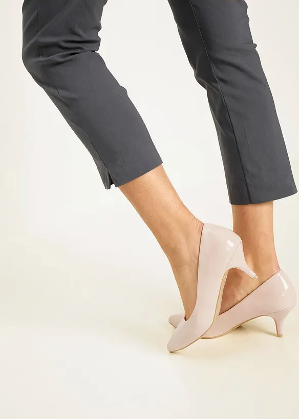 Pantaloni cropped in bengalina, bonprix