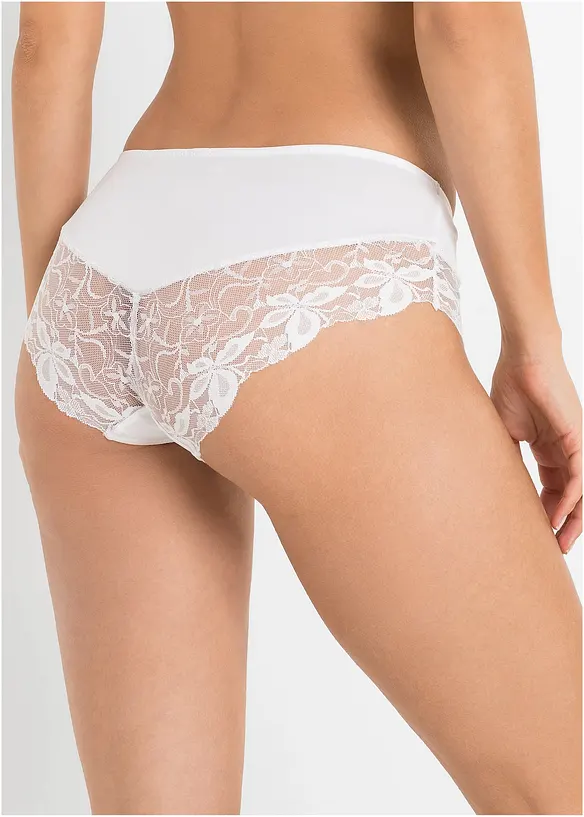 Panty con pizzo raffinato (pacco da 2), bonprix