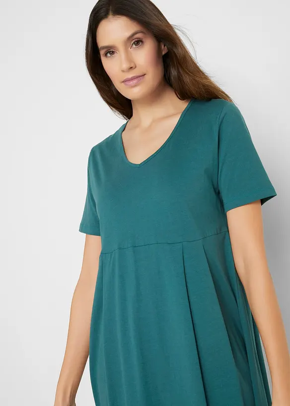 Abito midi di jersey in cotone, bonprix