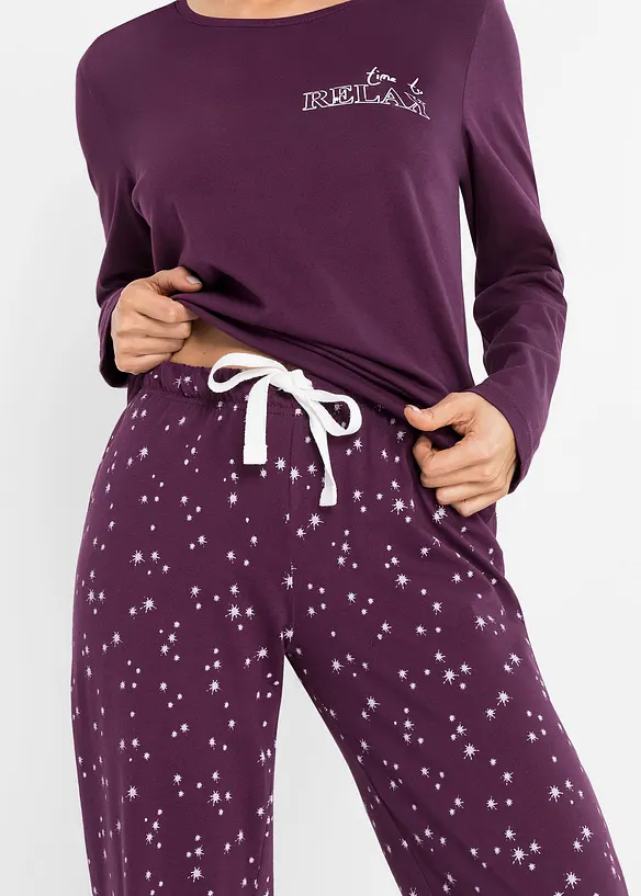 Pigiama in puro cotone, bonprix