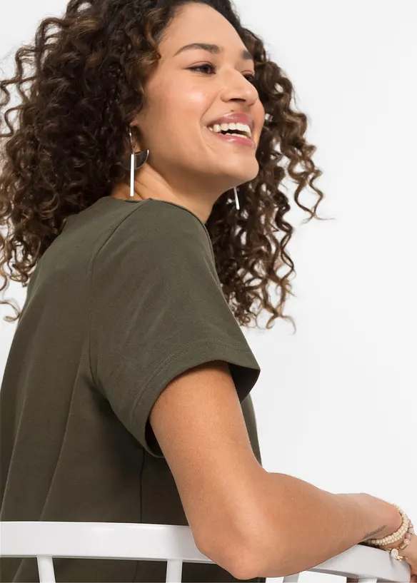 T-shirt in puro cotone, bonprix