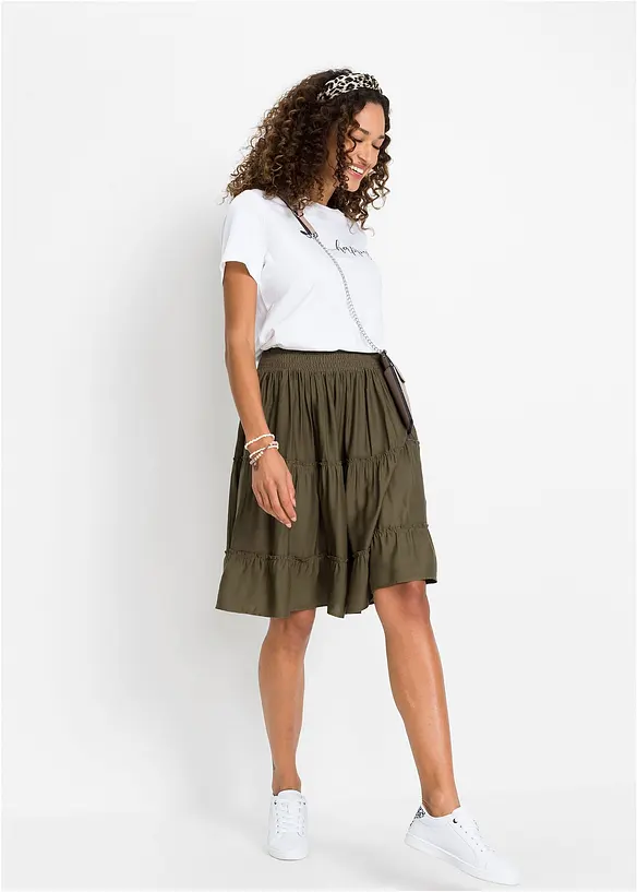 T-shirt in puro cotone, bonprix
