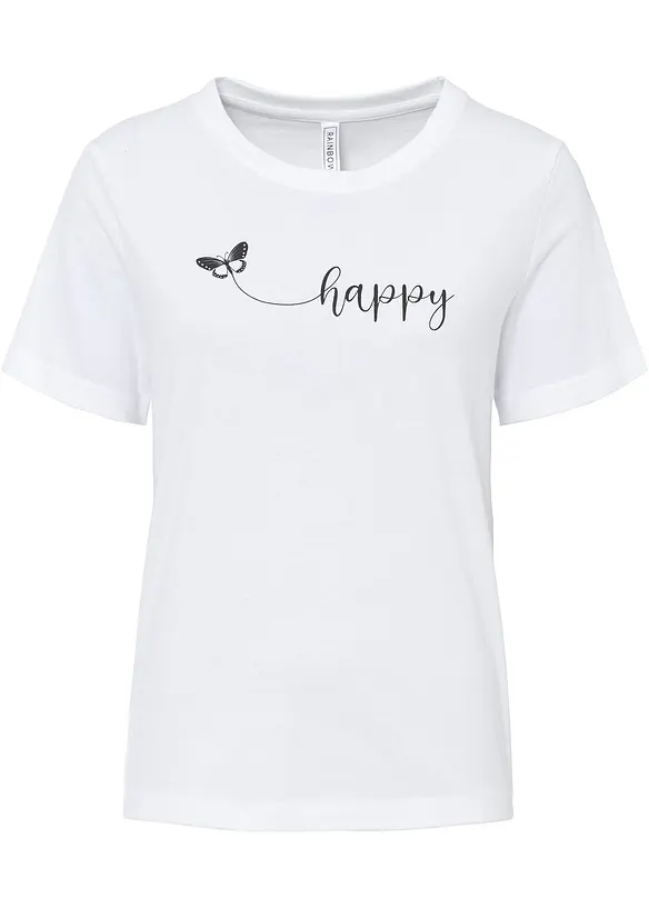 T-shirt in puro cotone, bonprix