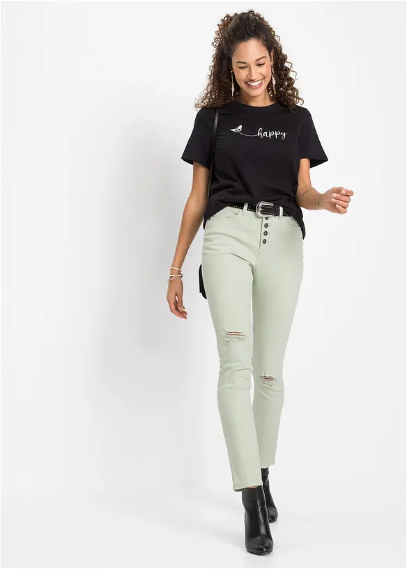 T-shirt in puro cotone, bonprix