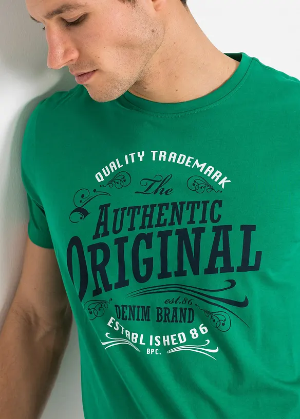 T-shirt in puro cotone biologico (pacco da 2), bonprix