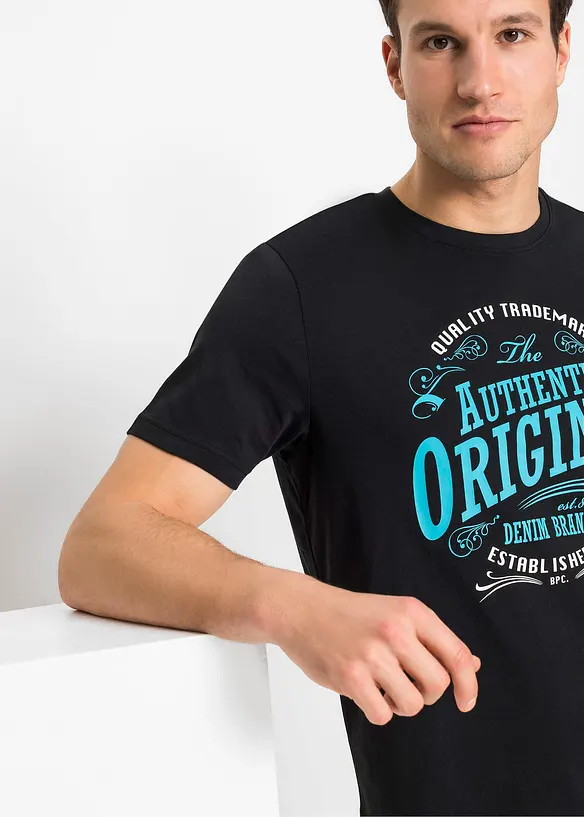 T-shirt in puro cotone biologico (pacco da 2), bonprix