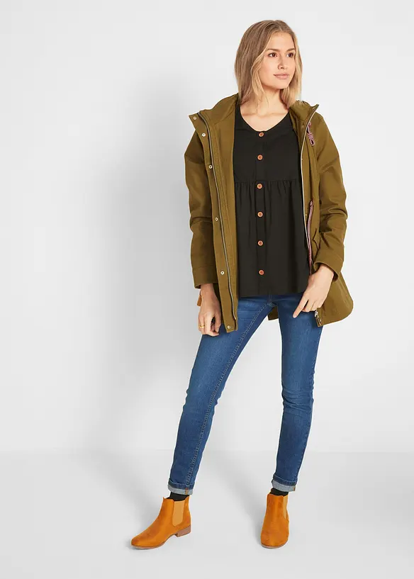 Maglia prémaman / da allattamento in cotone biologico, bonprix