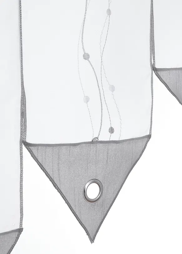 Tenda a vetro con ricami (pacco da 1), bonprix