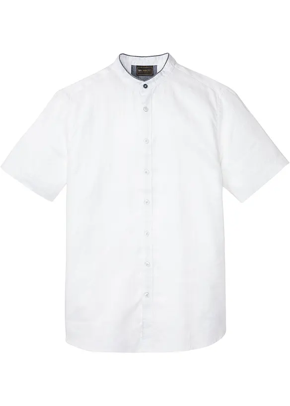 Camicia a maniche corte in puro lino, bonprix