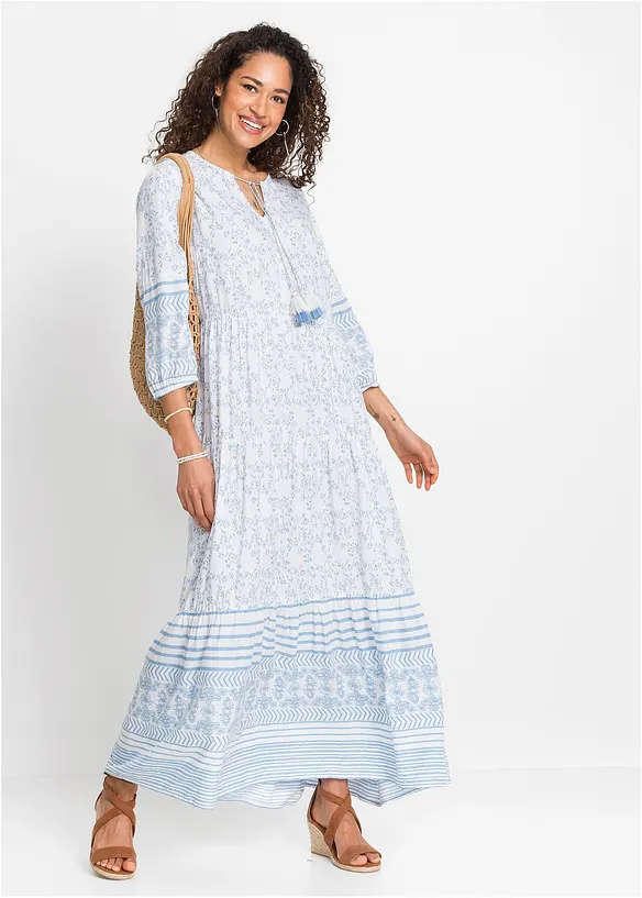 Abito lungo in viscosa fluente, bonprix