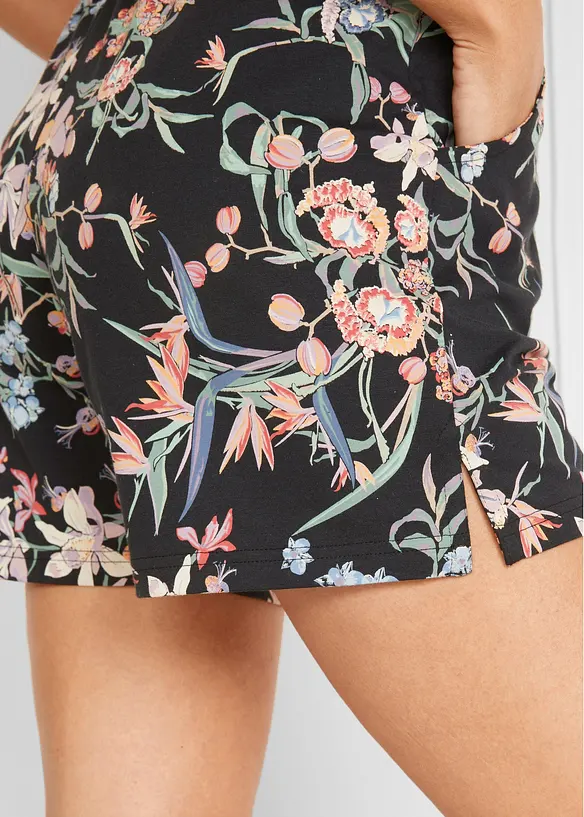 Shorts in jersey di misto cotone elasticizzato (pacco da 2), bonprix