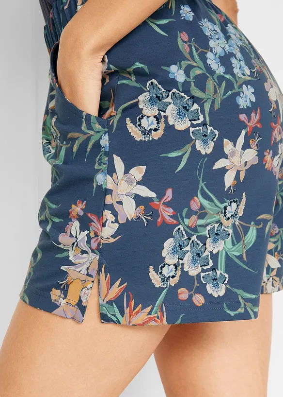 Shorts in jersey di misto cotone elasticizzato (pacco da 2), bonprix