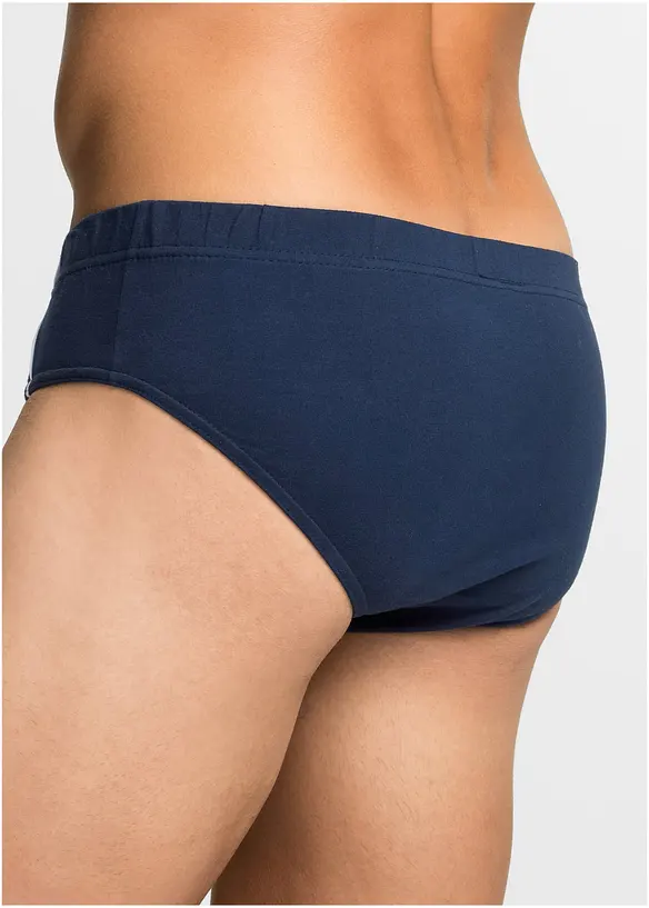 Slip alto con cotone (pacco da 5), bonprix