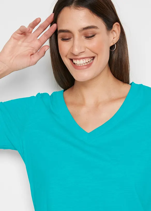 T-shirt in puro cotone, bonprix