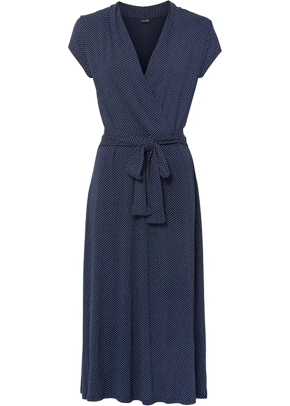 Abito midi in misto viscosa, bonprix