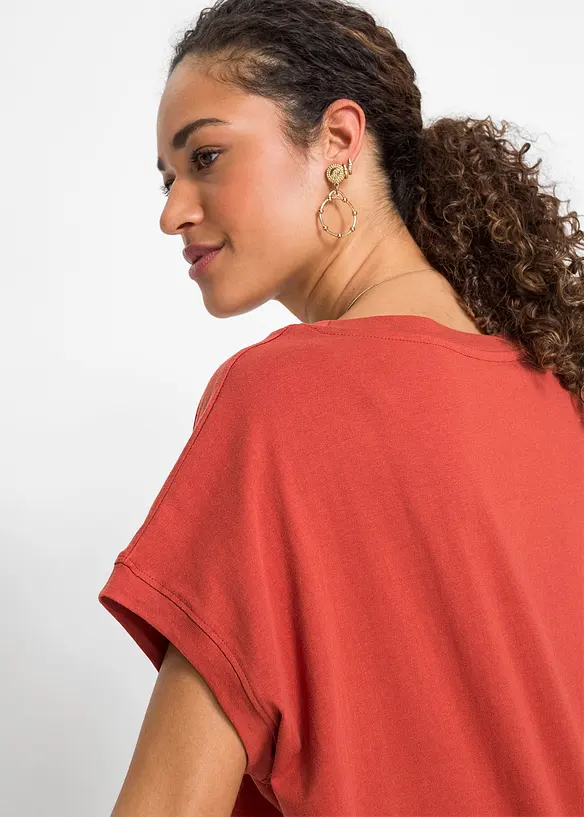 Maglia lunga in puro cotone, bonprix