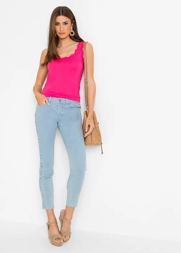 Top in misto viscosa (pacco da 2), bonprix